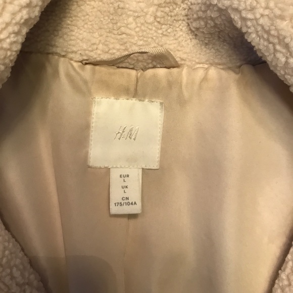 H&M Sherpa Cream Jacket - Picture 4 of 5